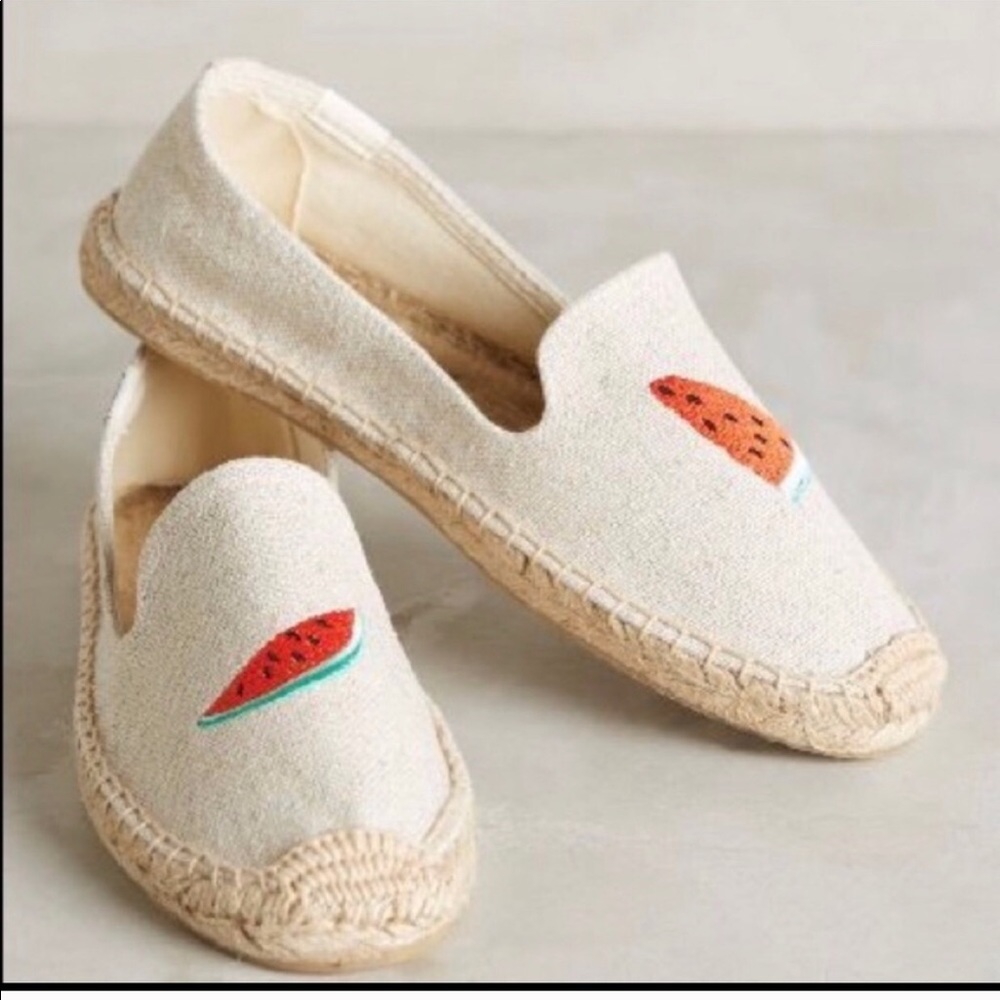 Soludos Watermelon Espadrilles - Size 7